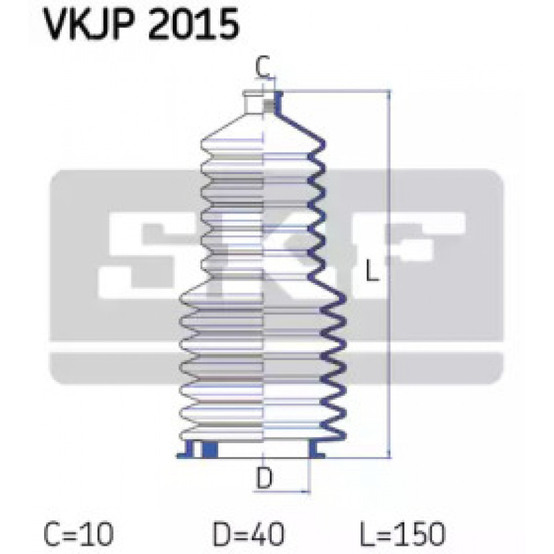 VKJP 2015 SKF - Пильовик привідного валу